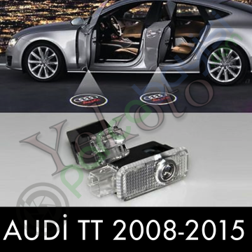 Audi Tt 2008-2015 Arası Uyumlu Araca Özel Kapı Logo Aydınlatma Hologram Hayalet Logo