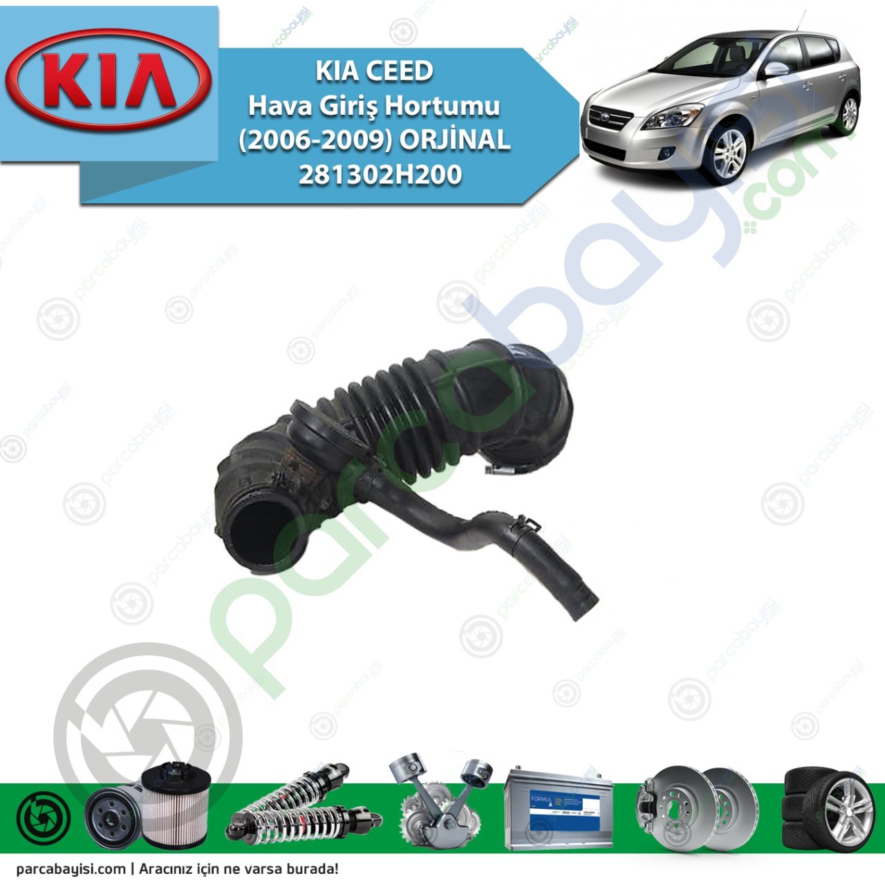 Kia Ceed Hava Giriş Hortumu Orjinal | 281302H200