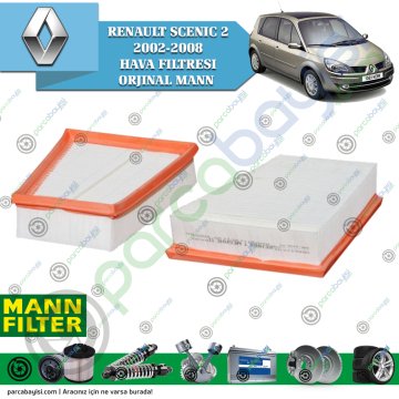 Renault Scenic 2 Hava Filtresi 2002-2008 Orjinal Mann 8200378889