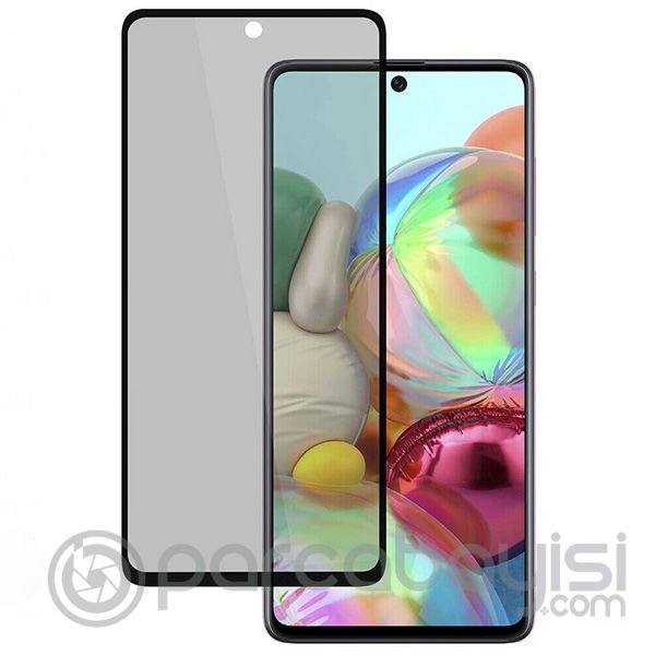 SM Galaxy Note 10 Lite 3D Full Privacy Gizlilik Tempered Cam Ekran Koruyucu