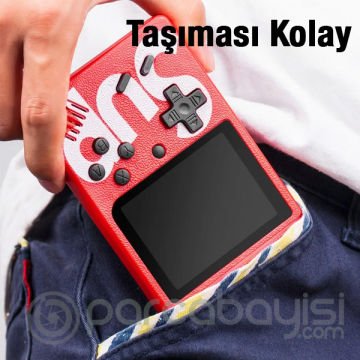 ALLY Sup 400 Nostalji Oyunlu Taşınabilir Retro Mini Atari Gameboy