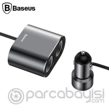 Baseus High Efficiency Dual Çakmaklık Dual Usb Araç Hızlı Şarj Cihazı