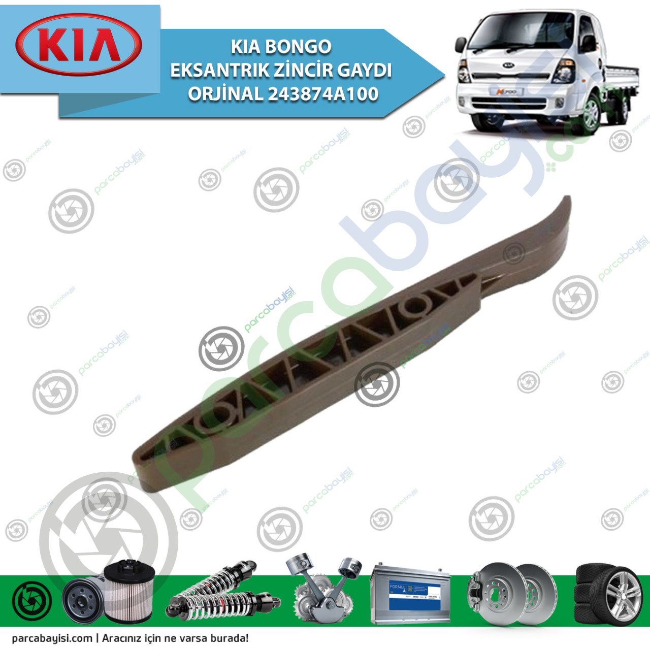 Kia Bongo Eksantrık Zincir Gaydı Orjinal | 243874A100