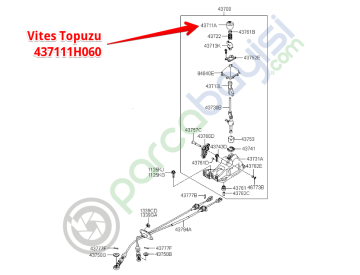 Kia Ceed  Venga Vites Topuzu Orjinal | 437111H060