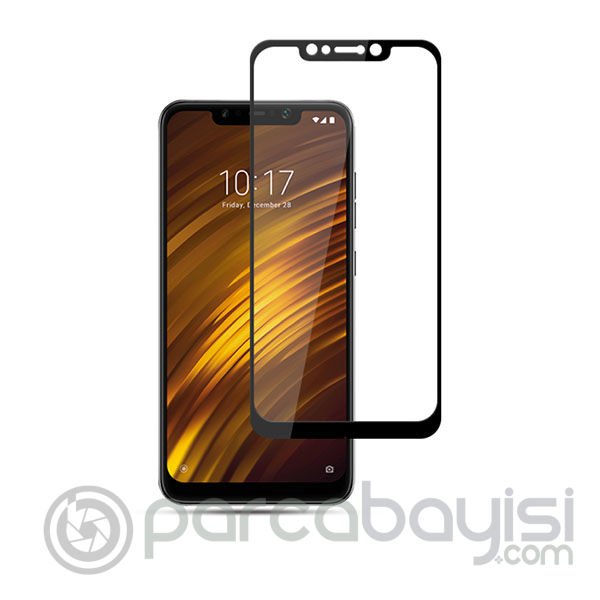 Xiaomi Pocophone F1 3d Full Glue 3D Tempered  Cam Ekran Koruyucu