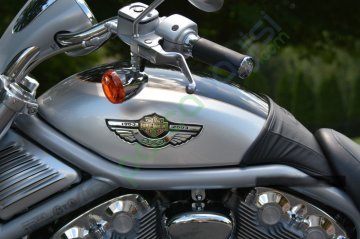 Harley Davidson 100.Years 3D Metal Logo 1903-2003 Büyük Boy
