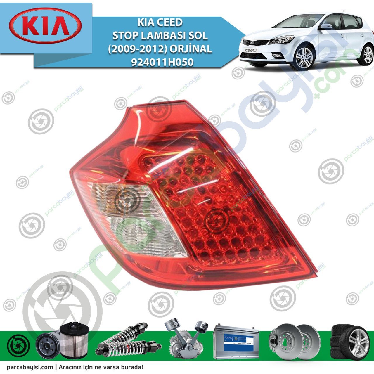 Kia Ceed Stop Lambası Sol F/L Orjinal | 924011H050