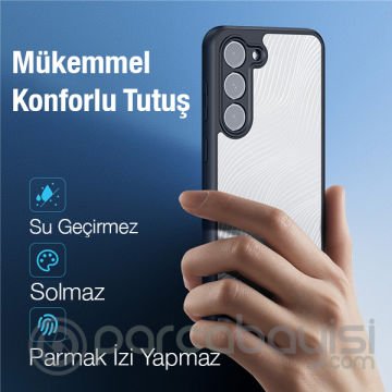 Dux Ducis SM Galaxy S23 Aimo Series Premium Buzlu Sert PC-TPU Kılıf