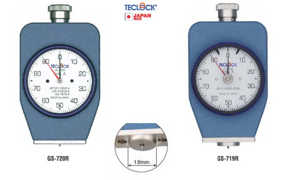 Ø18 mm Baskı Tabanlı Shoremetre D Sert Plastik