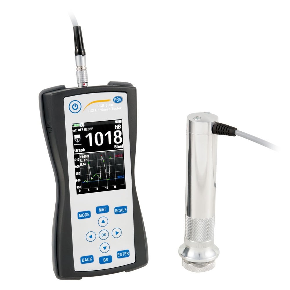 Sertlik Ölçüm Cihazı PCE-3500-98 98N UCI Probu Dahil