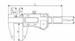 Digitaler Messschieber IP67 0-150 - 0,01 mm