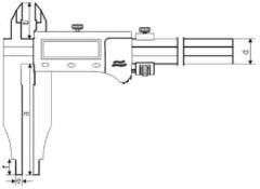 Digitaler Messschieber (ABS) IP66