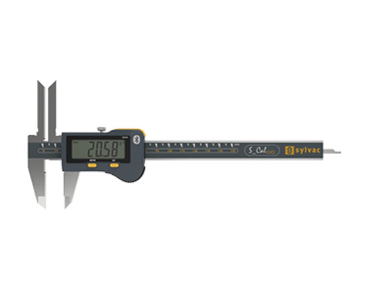 Long Top Jaw Channel Digital Caliper IP67 Protected (0-150mm)