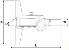 Digital Depth Caliper IP67