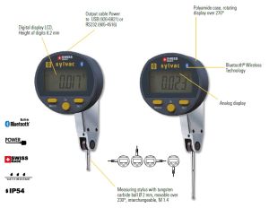 Sylvac Dijital Salgı Komparatör Saati 12,5/36,5