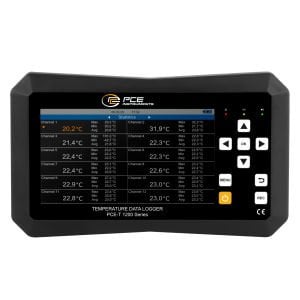 12 Kanallı Sıcaklık Kayıt Cihazı PCE-T 1220