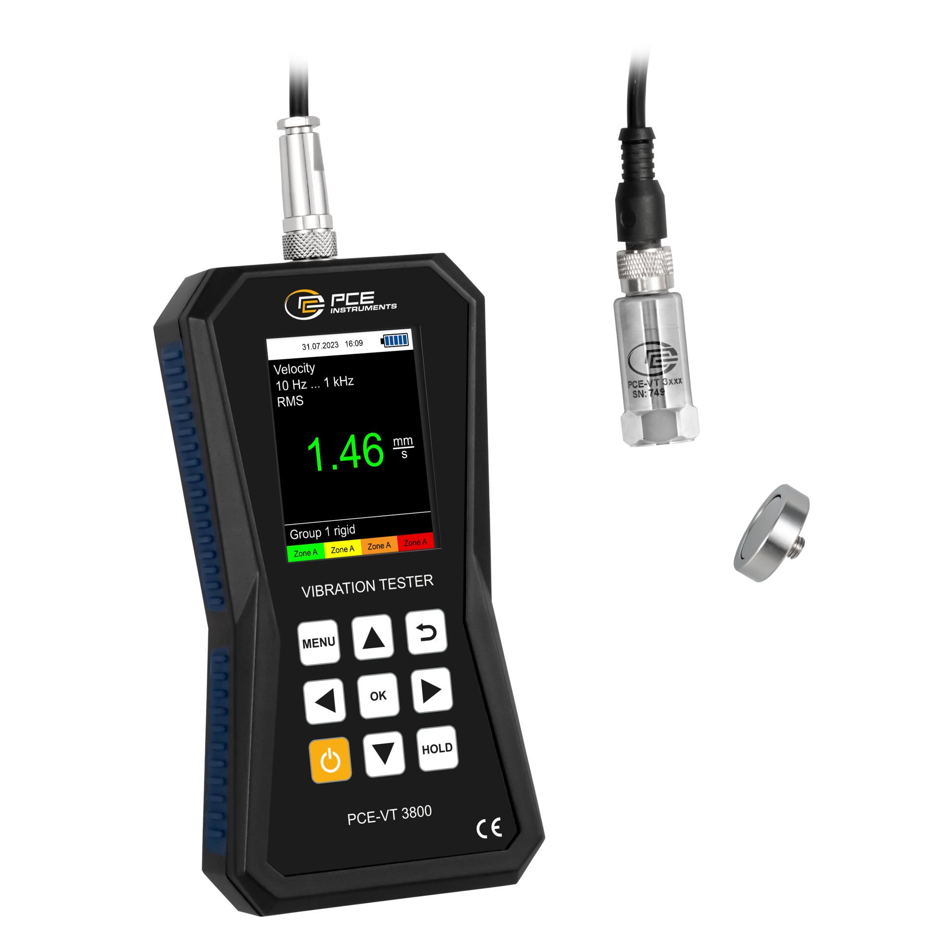 Titreşim Ölçer PCE-VT 3800