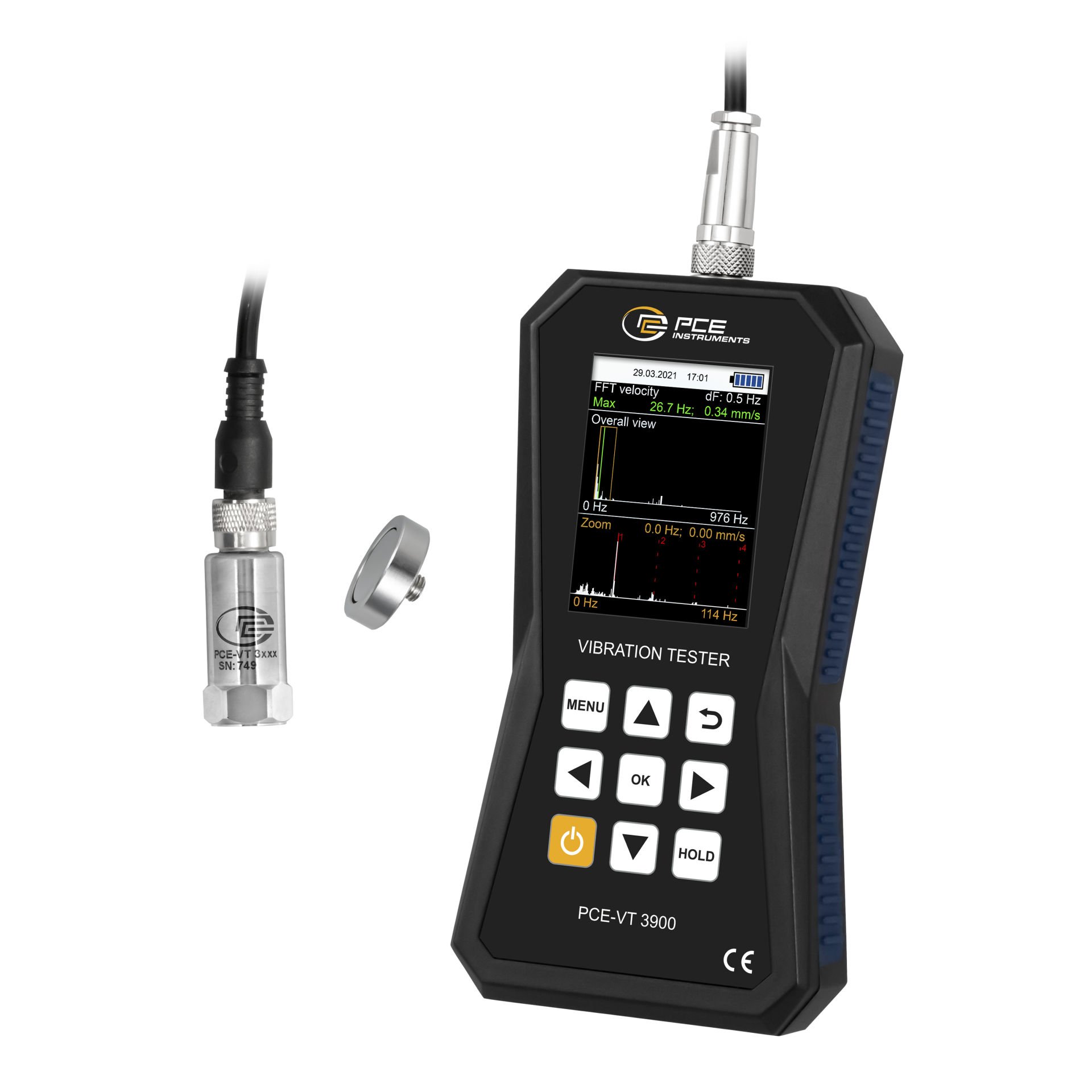 Titreşim Ölçüm Cihazı PCE-VT 3900