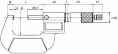 Dijital Mikrometreler Ekonomik Model IP54