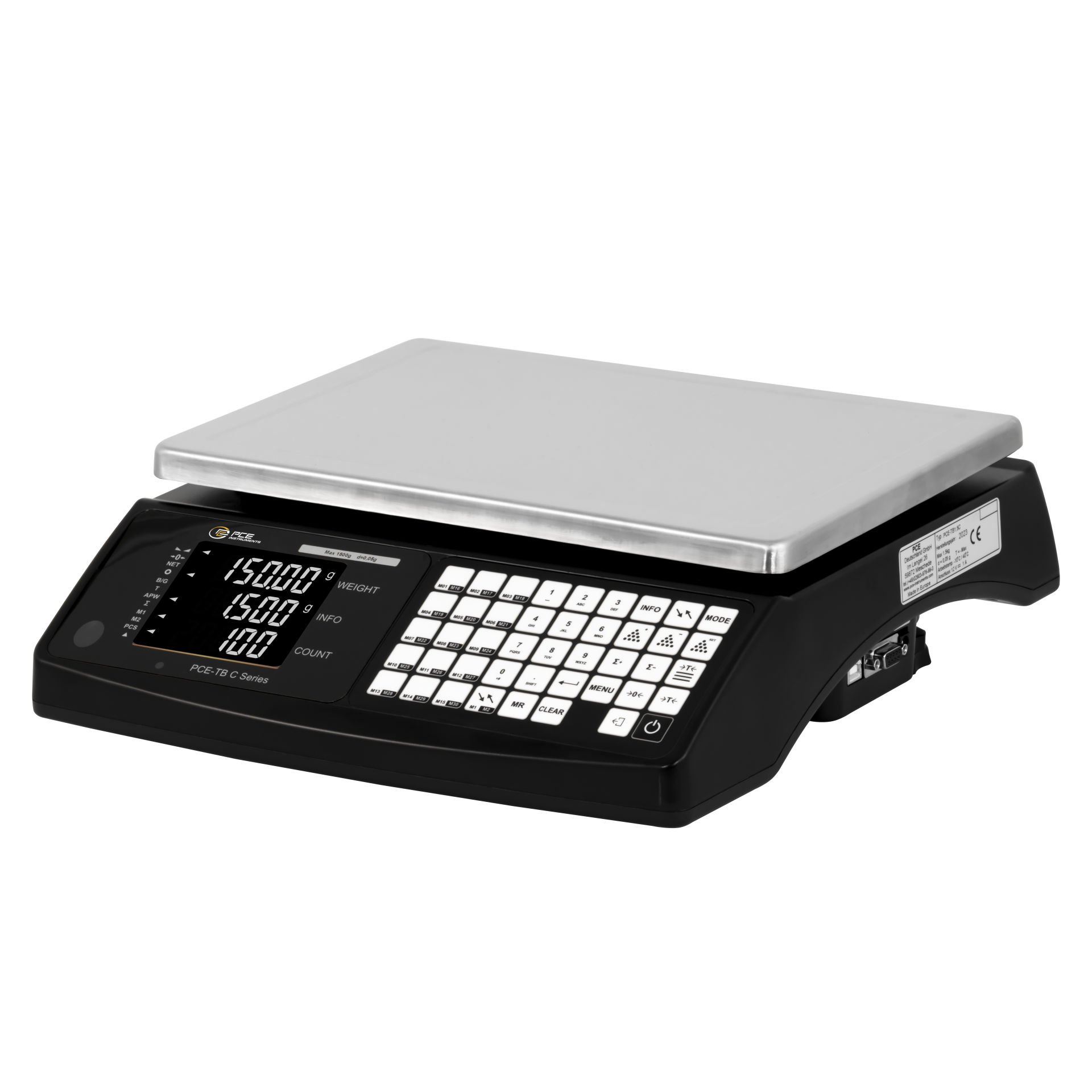 Sayım Terazisi  PCE-TB 1,5C