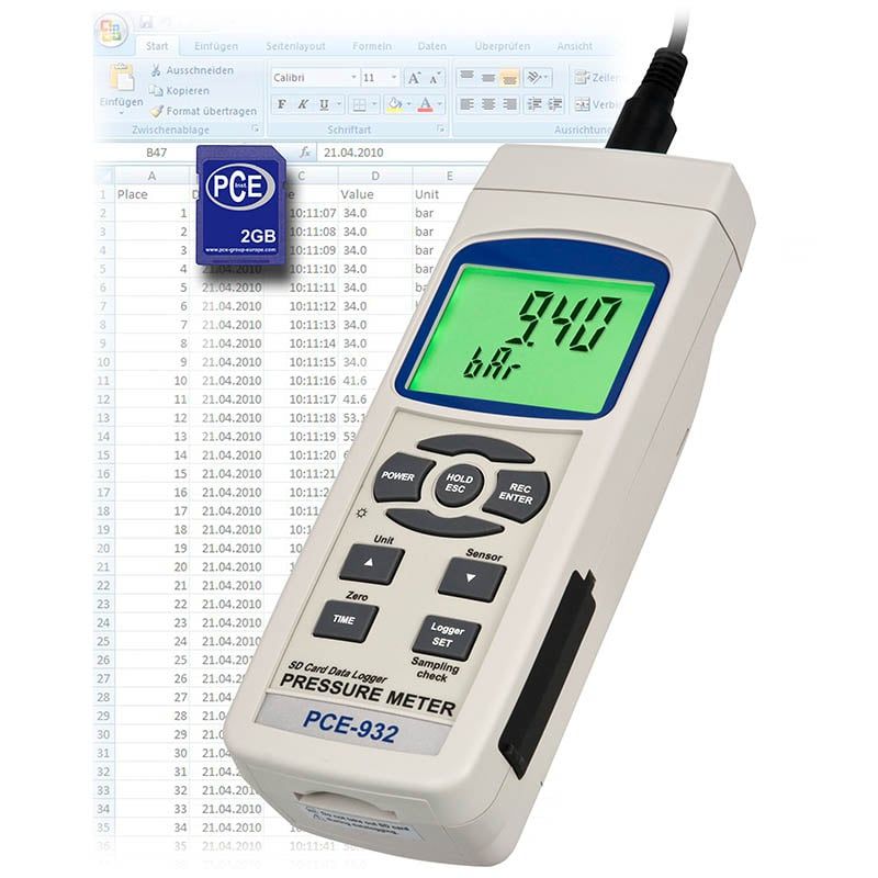 Basınç Ölçer PCE-932
