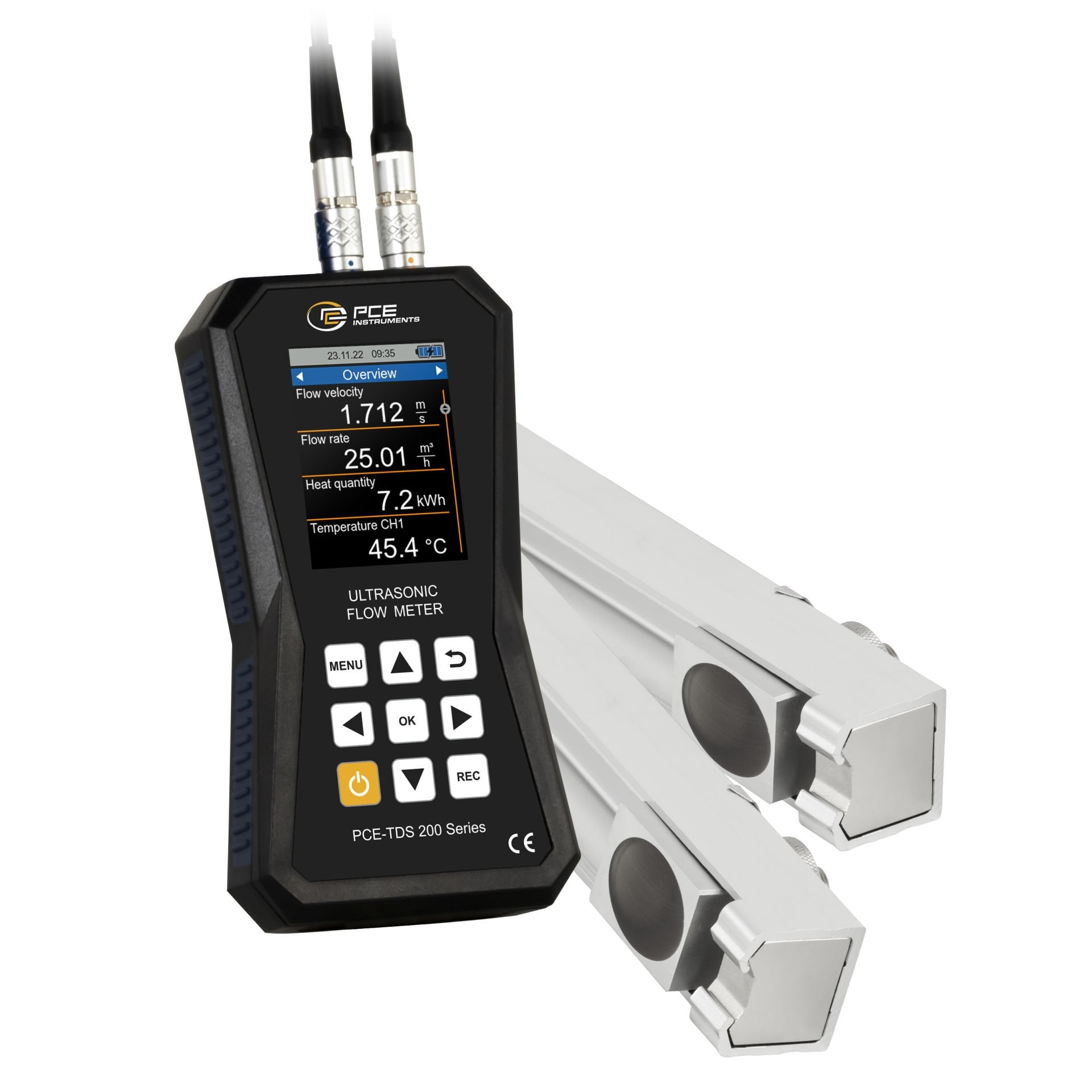Ultrasonik Akış Hızı Ölçer PCE-TDS 200 MR
