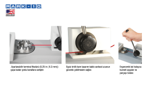 MODEL WT3-201 MANUEL 200 lbf / 1.000 N KABLO KRİMP ÇEKME TEST CİHAZI