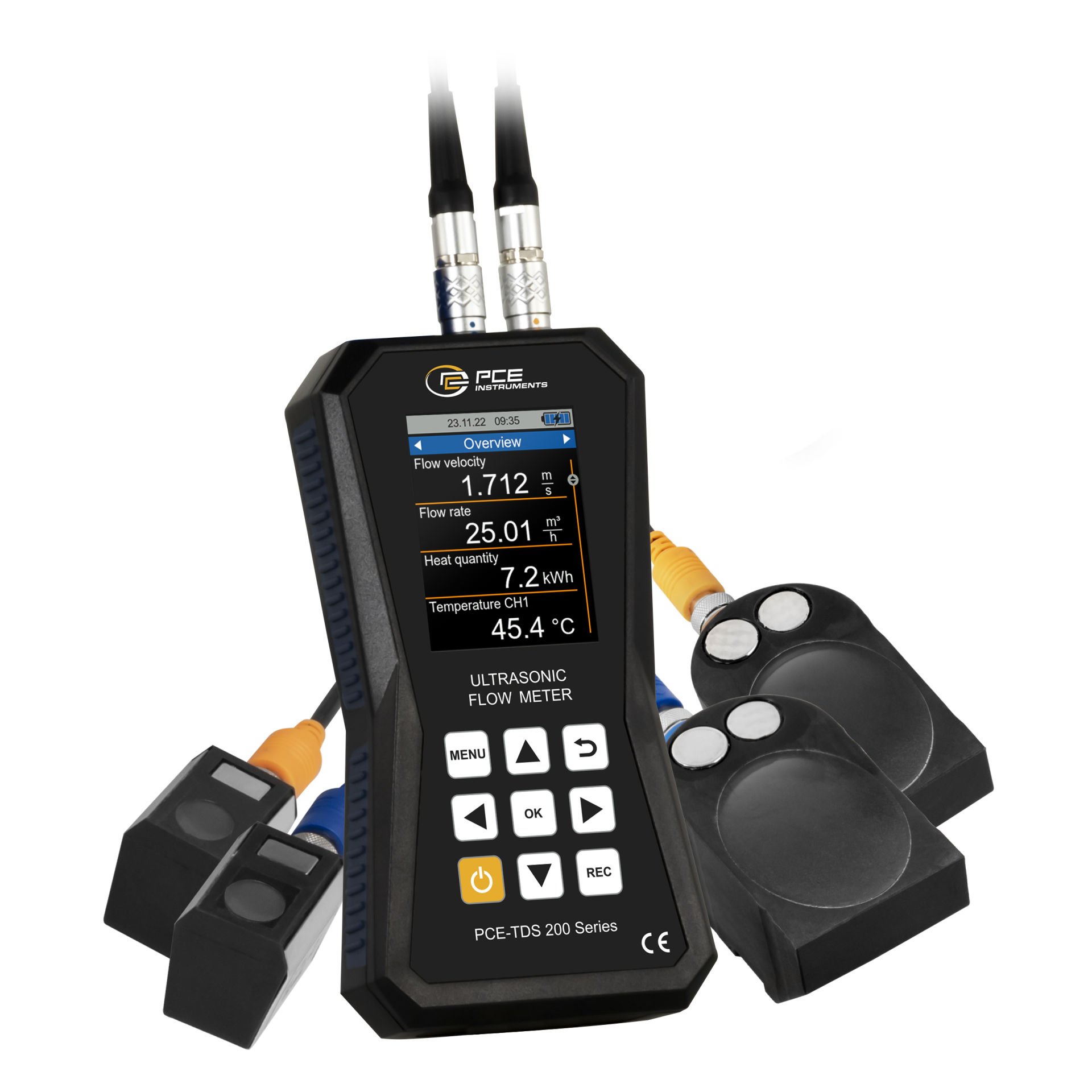 Ultrasonik Akış Hızı Ölçer PCE-TDS 200 SL