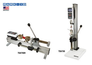 MODEL TSA750/TSA750H KUVVET, MANUEL, 750 lbF / 3,750 N TEST STANDLARI