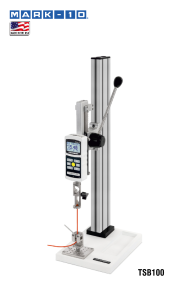 MODEL TSB100 KUVVET, MANUEL, 100 lbF / 500N TEST STANDLARI