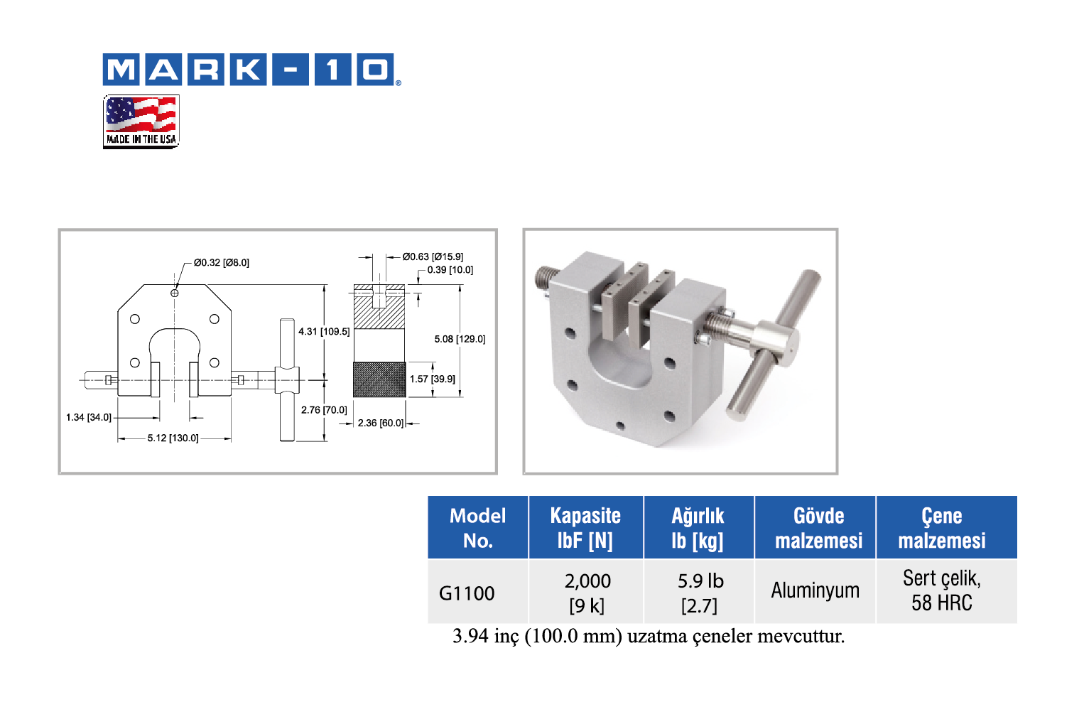 Bağlama Çeneleri ve Aksesuarları - Mengene / Paralel Çene
