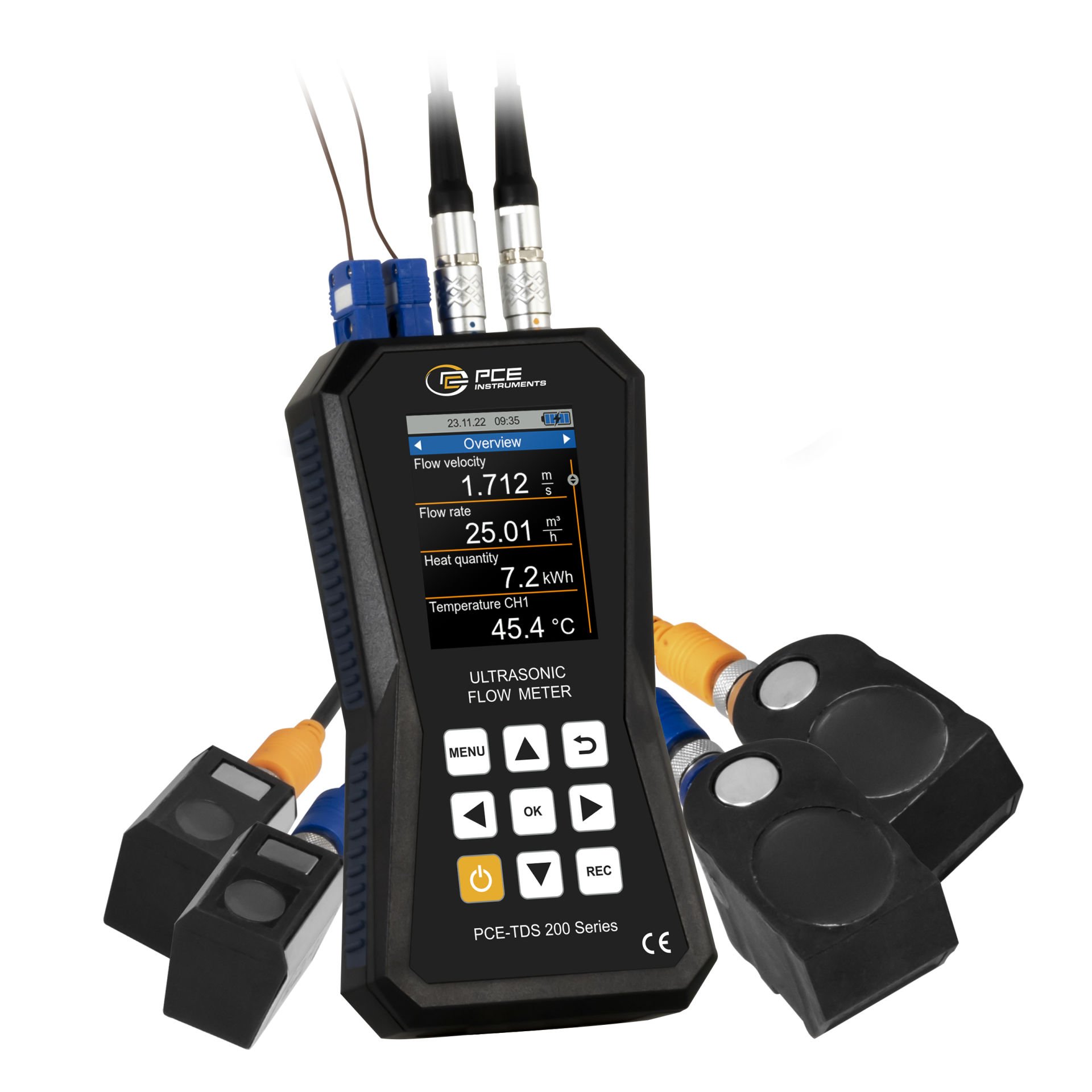 Ultrasonik Akış Ölçüm Cihazı PCE-TDS 200+ SM