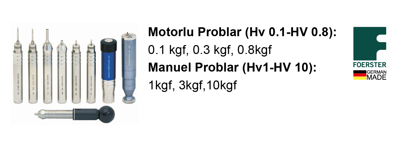 SONODUR3 Manuel Ölçüm Probları