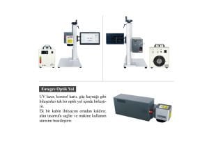 UV Lazer Markalama Makinesi 5W - 8W - 10W