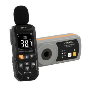 Gürültü Ölçüm Cihazı PCE-354-SC43 Ses Kalibratörü dahil