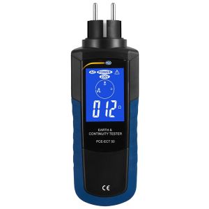 Topraklama Test Cihazı / Prizden Topraklama Ölçer PCE-ECT 50