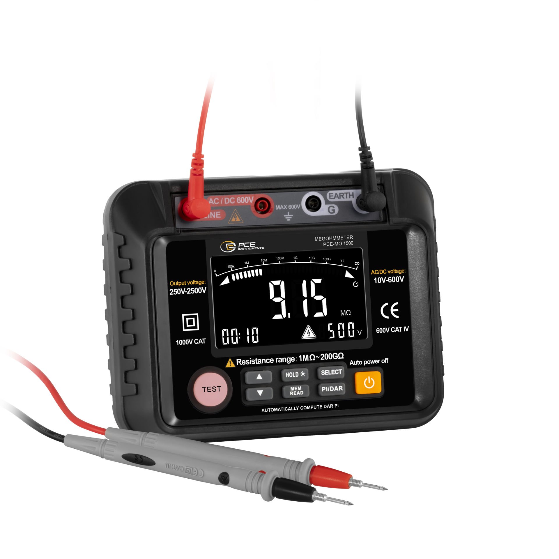 Ohmmetre PCE-MO 1500