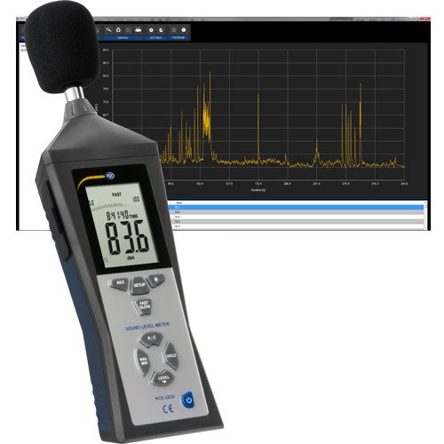 Desibelmetre PCE-322ALEQ (LEQ ölçümleri için)