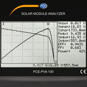 Güneş Paneli Test Cihazı / Güneş Paneli Ölçer PCE-PVA 100