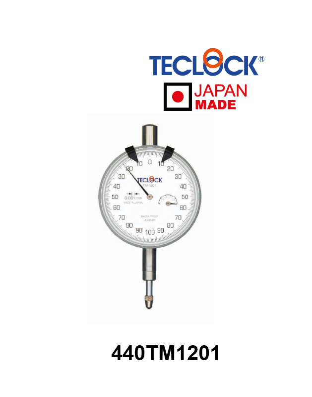 Küçük Kadranlı Komparatör Saatleri (TECLOCK Japan) 0,001mm / 0-1mm