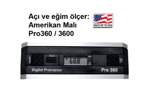 Açı ve Eğim Ölçer (Amerikan Malı) Pro360 / 3600