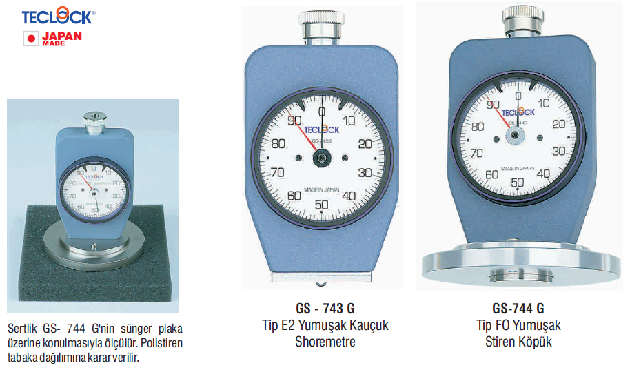 Teclock Orijinal Standart Shoremetreler