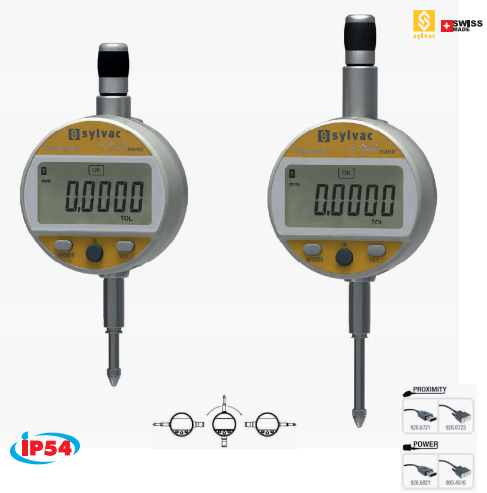 Digital Dial Dial Clocks (S_Dial WORK Nano and Nano Bluetooth) 25 mm - 0.0001mm