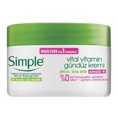 Simple Vital Vitamin Gündüz  Kremi SPF15 50ml