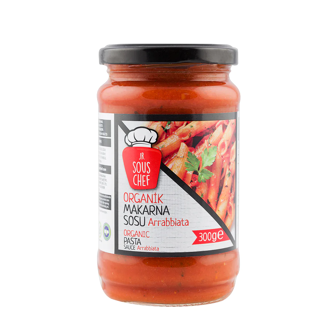 Jr. Sous Chef Organik Makarna Sosu Arrabiata 300 gr