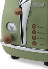 De'longhi Vintage Icona Ekmek Kızartma Makinesi Yeşil