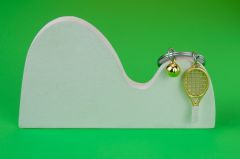 Metalmorphose Gold Tenis Raketi Anahtarlık