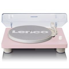 Lenco LS-50PK Hoparlörlü USBli Pikap-Pembe