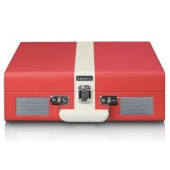 Lenco Classic Phono TT-110 Kırmızı Hoparlörlü Bluetoothlu Retro Pikap