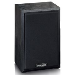 Lenco LS-101 BK Siyah Bluetoothlu Hoparlörlü Ahşap Pikap